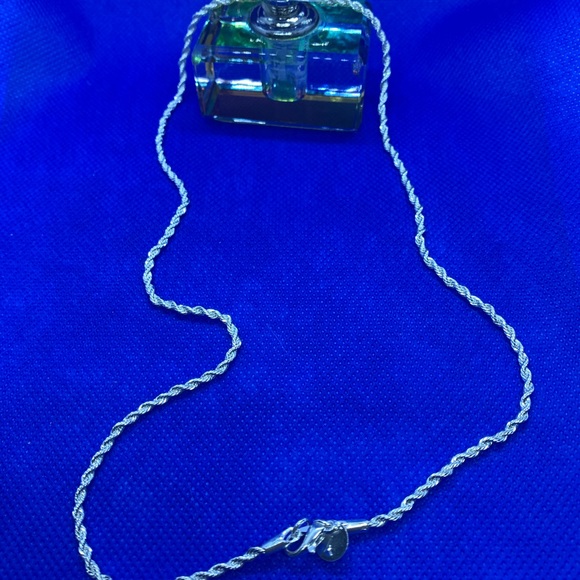 silver Necklace Women Man necklace 2mm Twist Rope - Picture 6 of 7